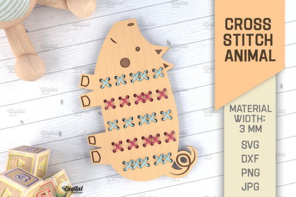 A Design Review of the Cross Stitch Animals Pig SVG