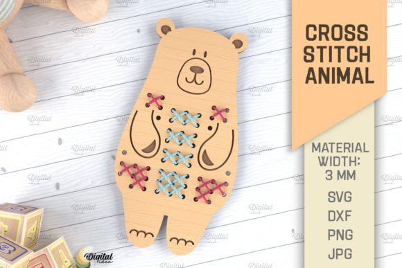 Designing Brand Merchandise with a Cross Stitch Animals SVG
