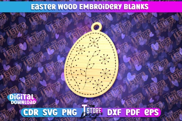 Easter Wood Laser Cut Design for Boutique Sweatshirts