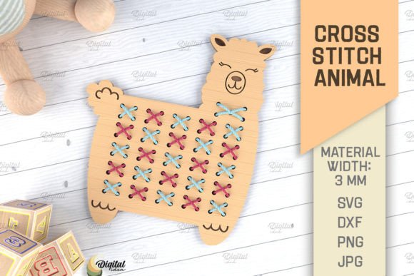 Finding the Charm in a Llama Laser Cut Cross Stitch Design