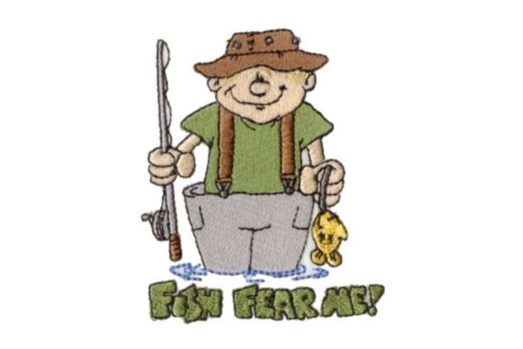 Fishin Dad: A Perfect Embroidery for Fishing Enthusiasts