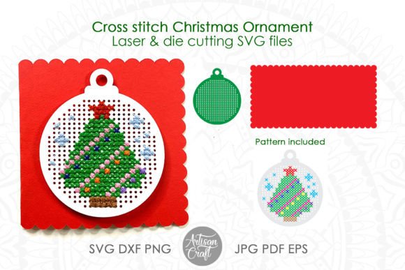My First Impressions of the Cross Stitch Christmas Ornament SVG