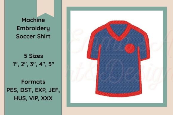 Perfect Sporty Stitch: Soccer Shirt Embroidery Design