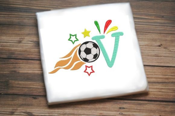Review: V Letter Soccer Ball Alphabet