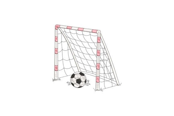 Soccer Goal and Ball: A Whimsical Touch for Gifts