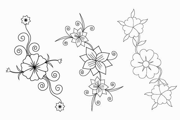 Vector Flower, Plants Pattern Embroidery Review