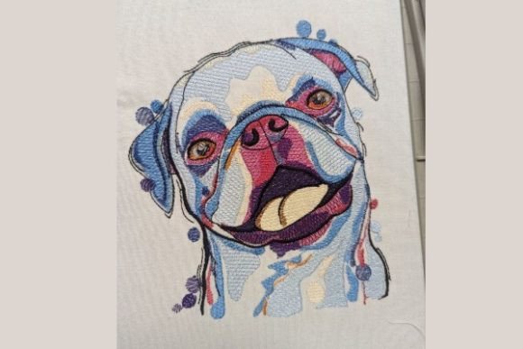 Watercolor Dog Pug: A Charming Addition for Apparel